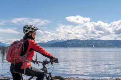 Lake Constance cyclist