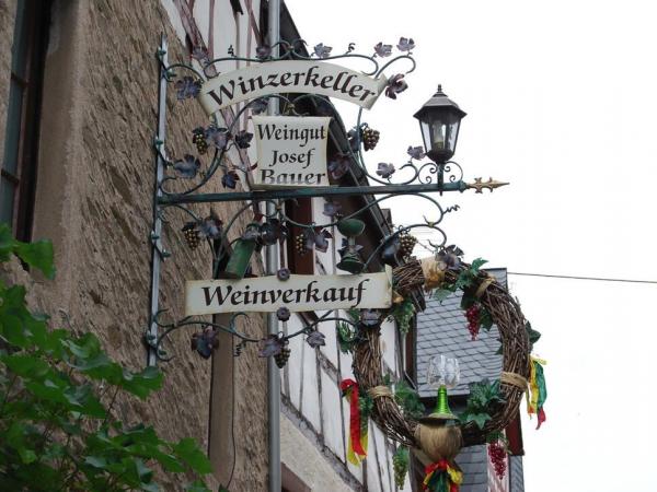 Weinkeller Schild in Beilstein