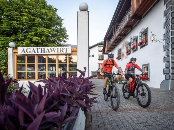 Cyclist at Agathawirt