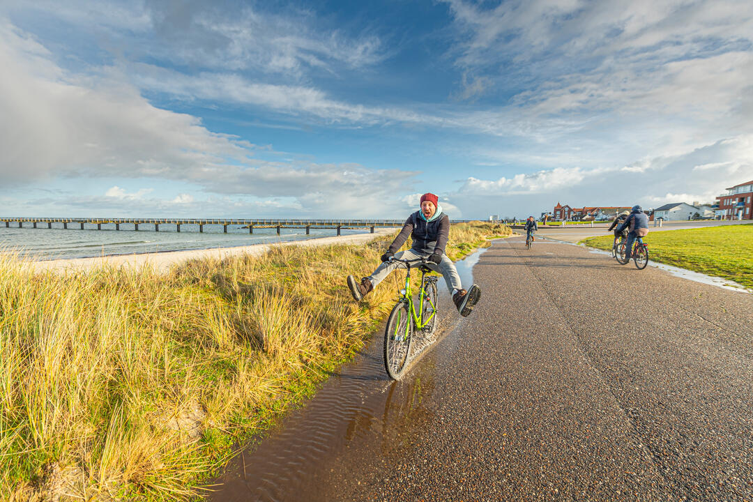 Baltic coast cycle path