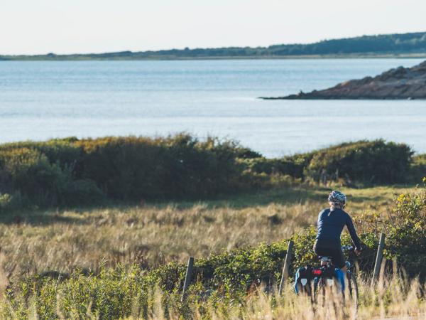 Cycling between Halmstad and Falkenberg