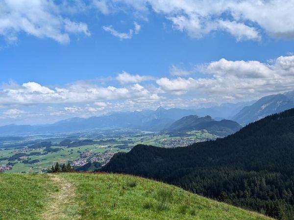 View over Nesselwang