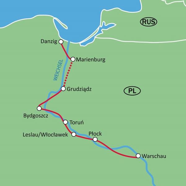 Warsaw - Gdansk Roundtrip