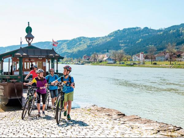 Bike ferry upper danube valley