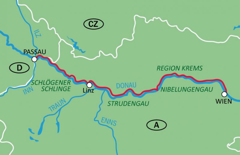 Itinerary Danube