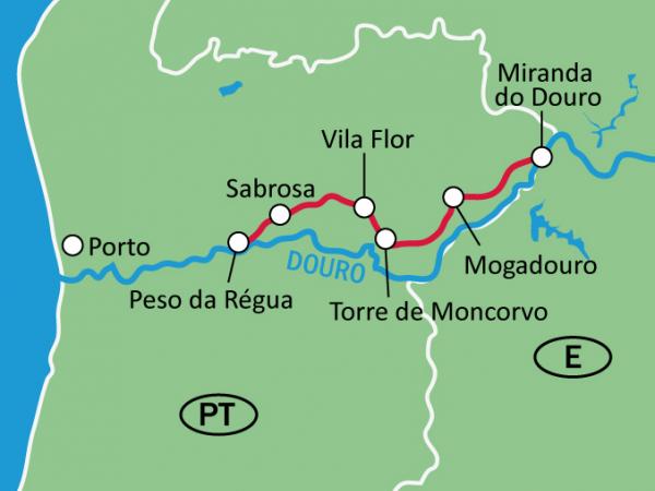 map Douro-Valley