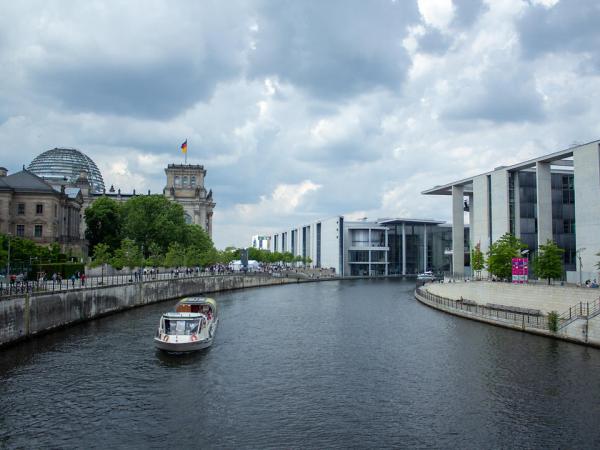 View over the Spree River in Berlin