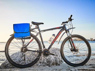 MTB with pannier