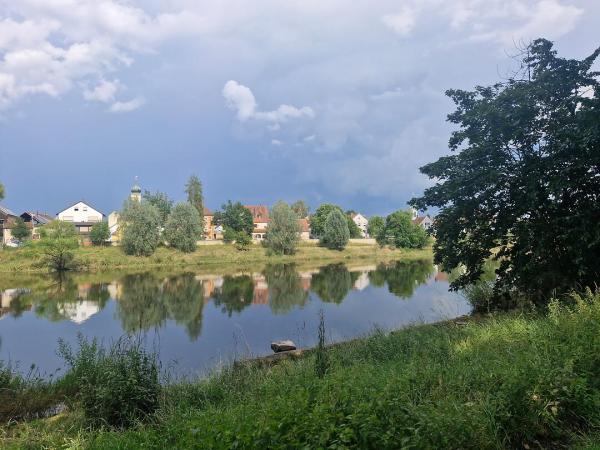 Landscapes along a river