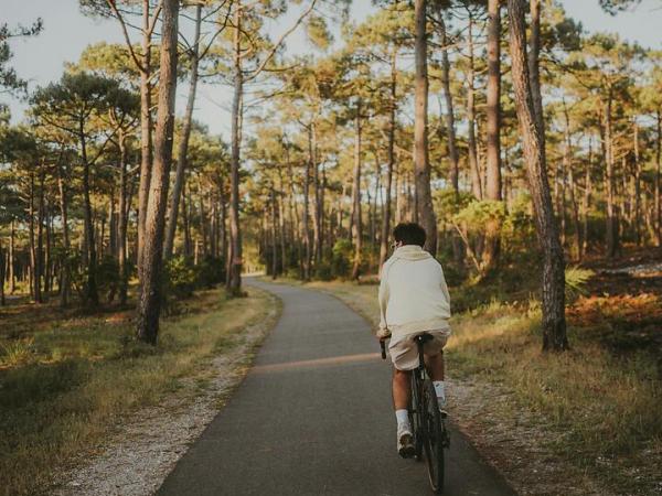 Cycling near Lacanau