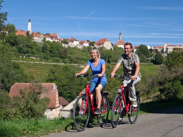 Cyclists in Taubertal