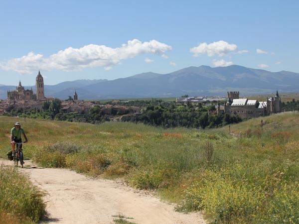Cycling around Segovia