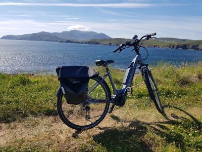 E-Bike in Irish landscape