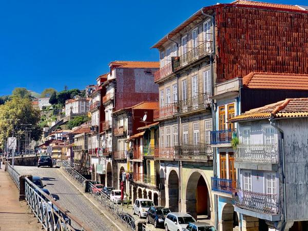 Colorful houses in Porto