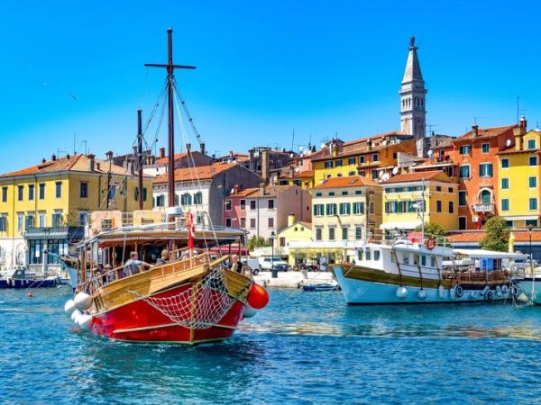 Old town and harbour Rovinj, croatia