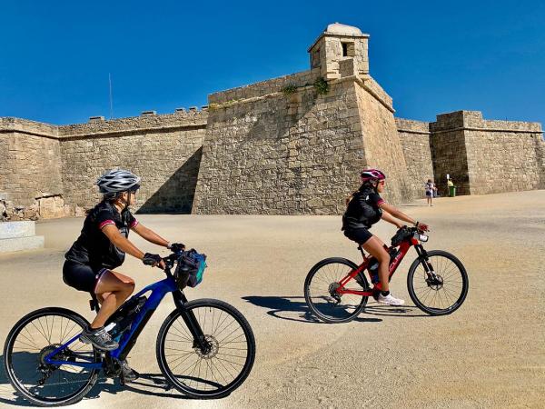 Cyclists near Porto