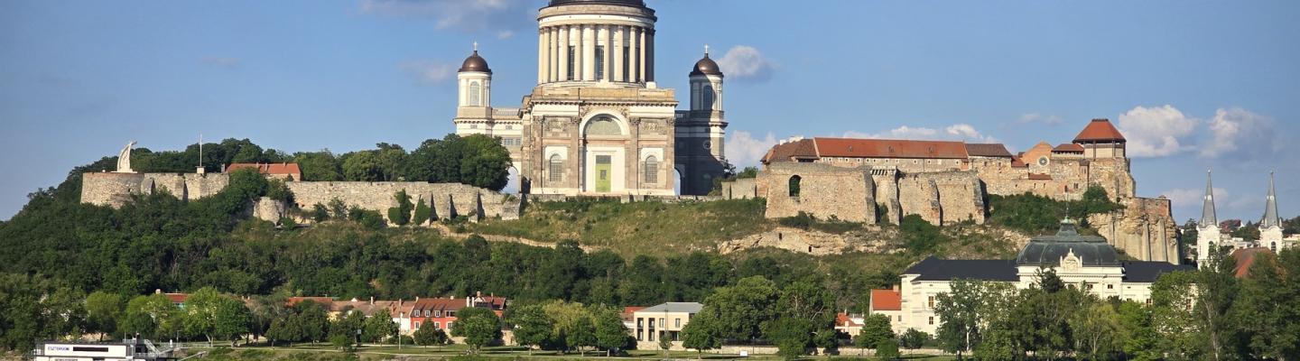 Esztergom Cathedral along the Danube Cycle path