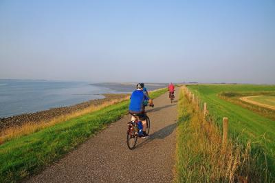 Cyclists on the Zeelandroute