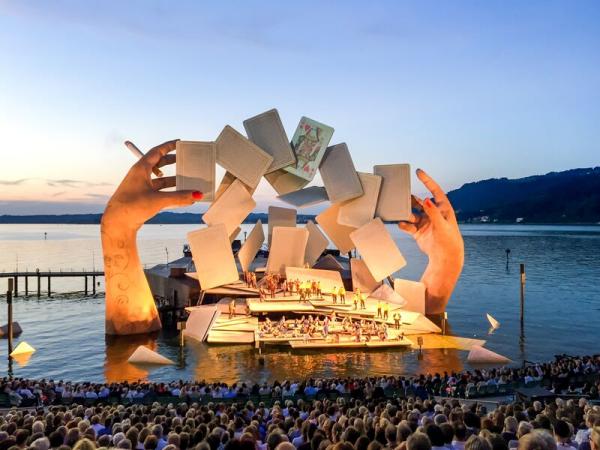 Bregenz - lake festival - stage of opera Carmen