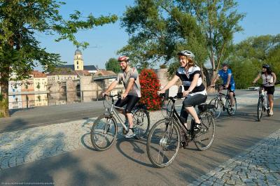 Cyclists in Kitzingen