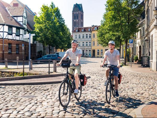 Cyclists in Wismar