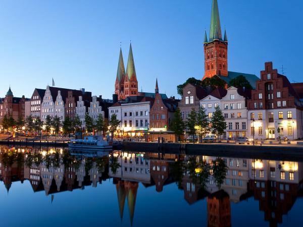 Lubeck at night