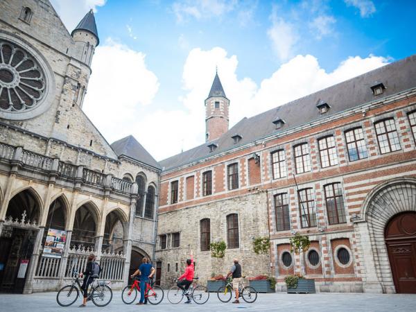 Radfahrer in Tournai
