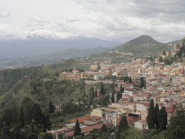 View to Mount Etna