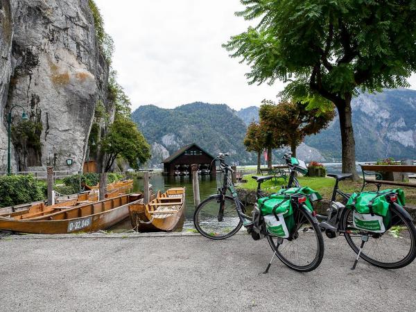 Traunkirchen at lake Traunsee