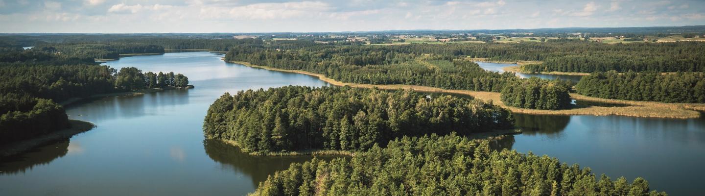 Die Masurische Seenlandschaft in Polen