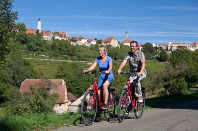 Cyclists in Taubertal