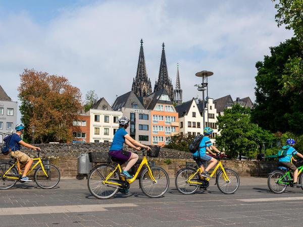 Cyclists in Cologne