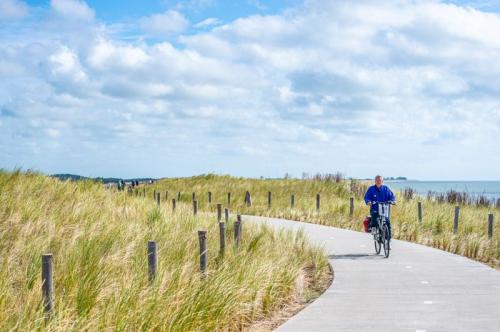 Cyclist on Texel