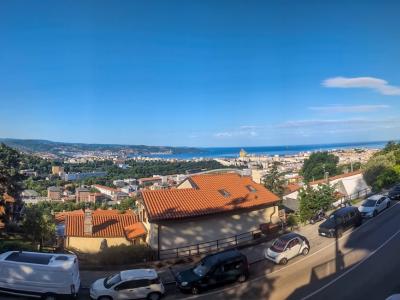 View onto Trieste from above