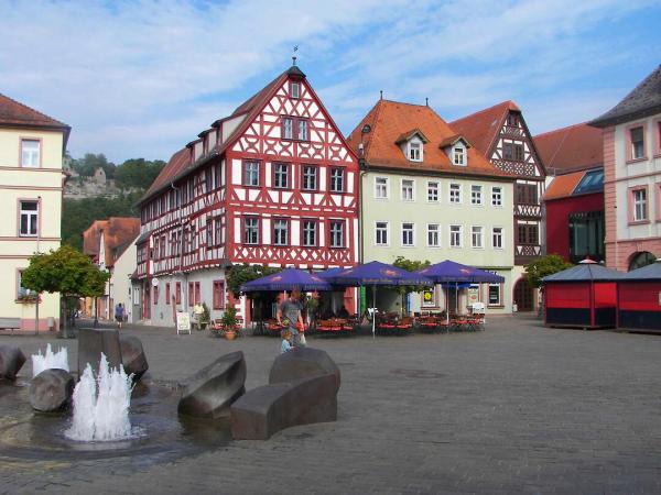 Market place in Karlstadt