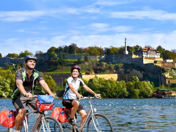 cycling through the nationalpark Dunav Drava