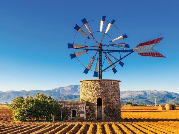 Wind mill on Majorca Island