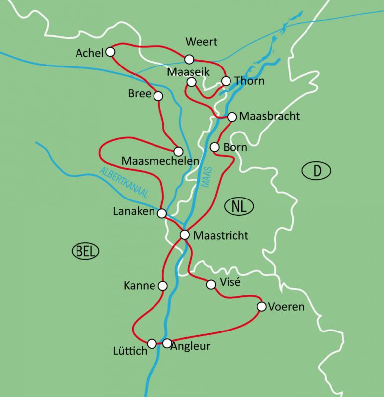 Map Limburg Tour