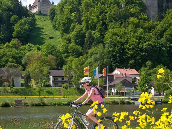 Cycist in Riedenburg
