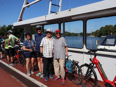 Cycle group on the ferry