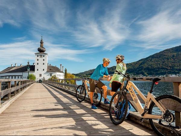 Schloss Ort in Gmunden at lake Traunsee