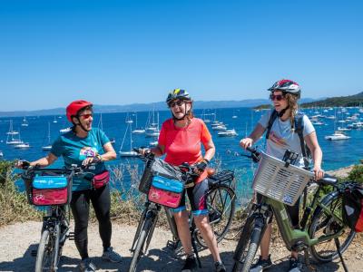 Susanne, Ingrid and Eva in Porquerolles