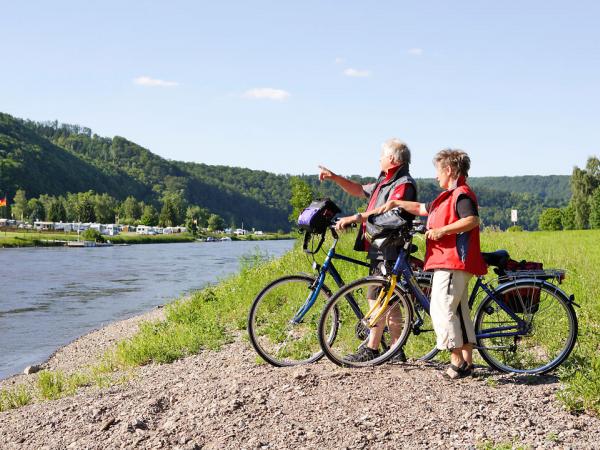 Break on the river banks of Weser