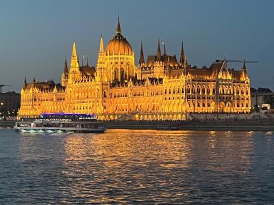Budapest Parliament by night