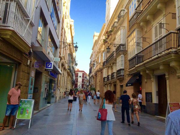 Innenstadt Gassen von Cadiz