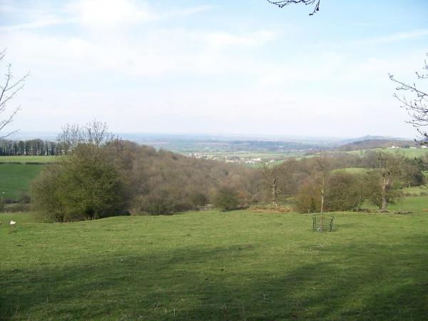 View over the hills