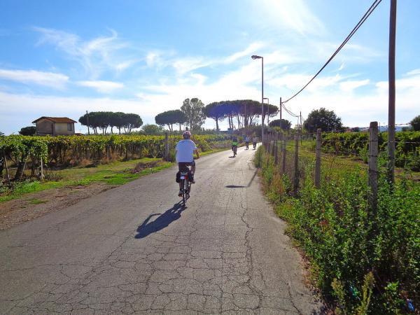 Cycling along the way
