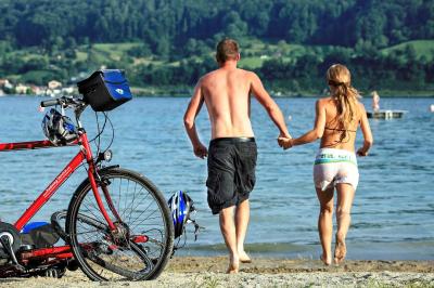 Cycling break at Lake Constance