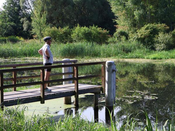 Cycle break at the Finow canal