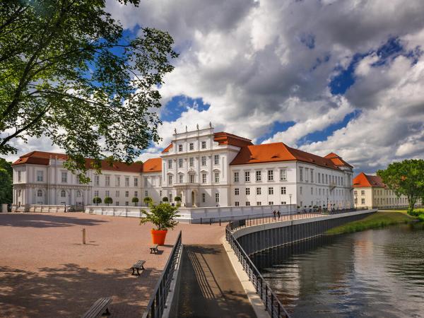 Castle Oranienburg and river Havel